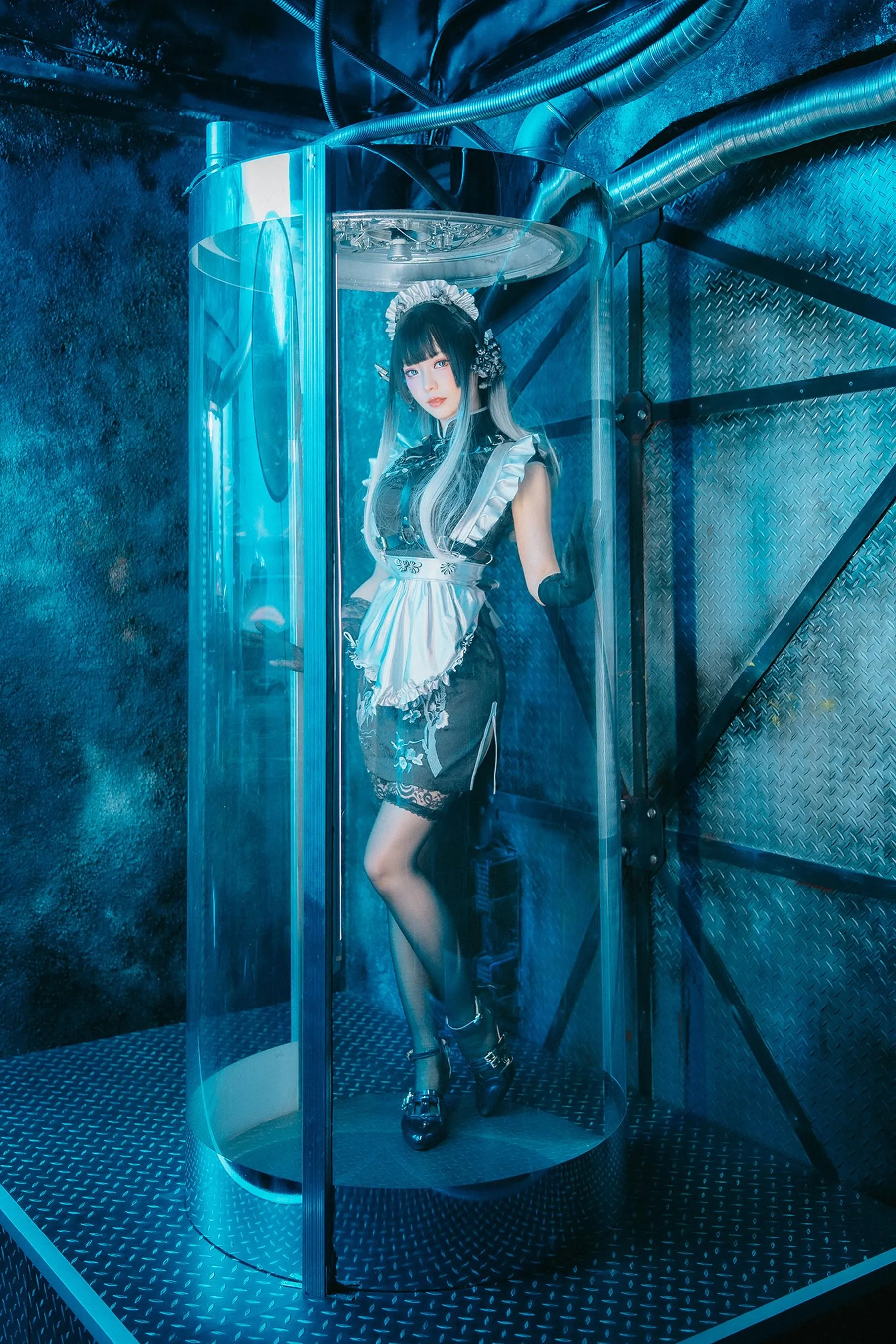 ElyEE子 – NO.117 賽博女僕 Melanite黑榴石 [31P]插图